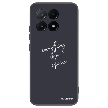 Picasee silikonový černý obal pro Xiaomi Poco X6 Pro - Vše je na tobě