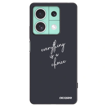 Picasee silikonový černý obal pro Xiaomi Redmi Note 13 5G - Vše je na tobě