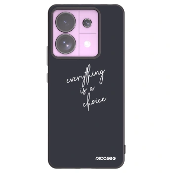 Picasee silikonový černý obal pro Xiaomi Redmi Note 13 Pro 5G - Vše je na tobě