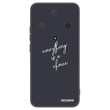 Picasee silikonový černý obal pro Honor Magic6 Lite 5G - Vše je na tobě