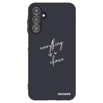 Picasee silikonový černý obal pro Samsung Galaxy A15 A155F 4G - Vše je na tobě