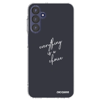 Picasee silikonový průhledný obal pro Samsung Galaxy A15 A155F 4G - Vše je na tobě