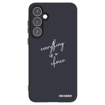 Picasee silikonový černý obal pro Samsung Galaxy A55 5G A556B - Vše je na tobě