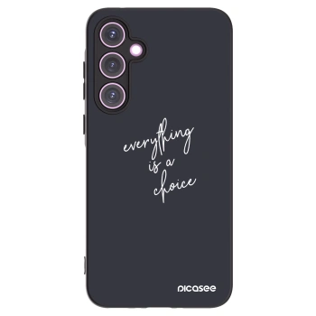 Picasee silikonový černý obal pro Samsung Galaxy A35 5G A356B - Vše je na tobě