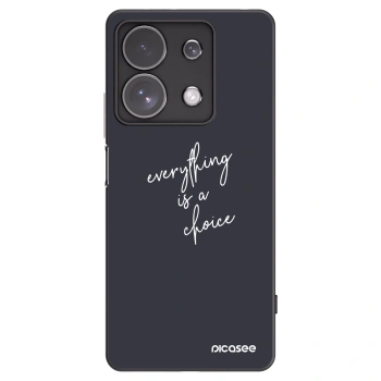 Picasee silikonový černý obal pro Xiaomi Redmi Note 13 Pro 4G - Vše je na tobě
