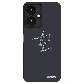 Picasee silikonový černý obal pro Xiaomi Redmi 13C 5G - Vše je na tobě