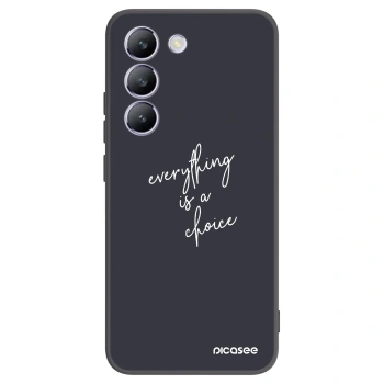 Picasee silikonový černý obal pro Vivo V40 SE 5G - Vše je na tobě
