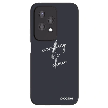 Picasee silikonový černý obal pro Honor 200 Lite - Vše je na tobě