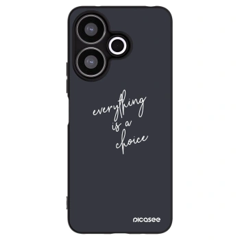 Picasee silikonový černý obal pro Xiaomi Redmi 13 4G - Vše je na tobě