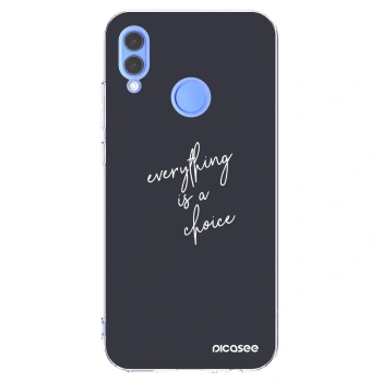 Picasee silikonový průhledný obal pro Honor 10 Lite - Vše je na tobě