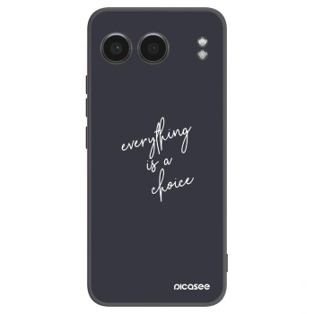 Picasee silikonový černý obal pro OnePlus Nord 4 - Vše je na tobě