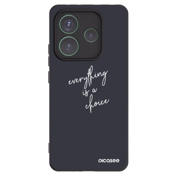 Picasee silikonový černý obal pro Xiaomi Redmi Note 14 5G - Vše je na tobě