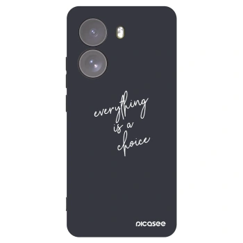 Picasee silikonový černý obal pro Xiaomi Poco X7 - Vše je na tobě