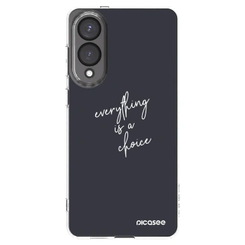 Picasee silikonový průhledný obal pro Samsung Galaxy S25 Edge 5G - Vše je na tobě
