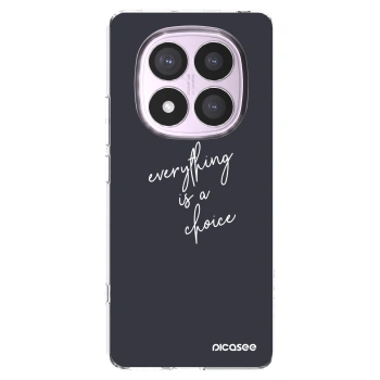Picasee silikonový průhledný obal pro Xiaomi Redmi Note 14 Pro 4G - Vše je na tobě