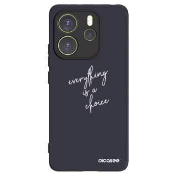 Picasee silikonový černý obal pro Xiaomi Redmi Note 14 4G - Vše je na tobě