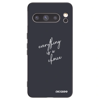 Picasee silikonový černý obal pro Google Pixel 8 Pro - Vše je na tobě