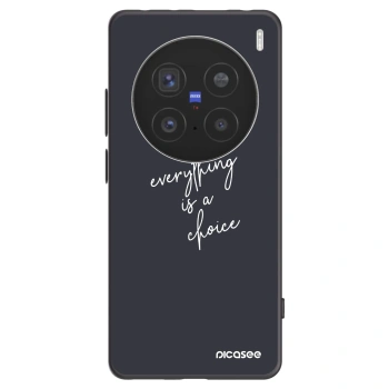 Picasee silikonový černý obal pro Vivo X200 Pro - Vše je na tobě