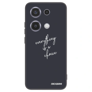 Picasee silikonový černý obal pro Xiaomi Redmi Note 14S - Vše je na tobě