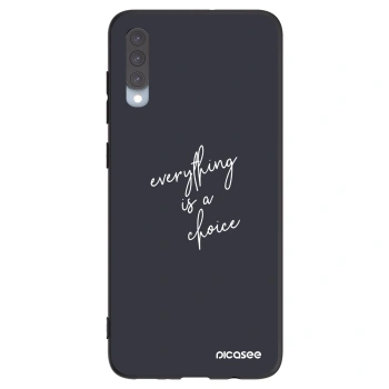 Picasee silikonový černý obal pro Samsung Galaxy A70 A705F - Vše je na tobě