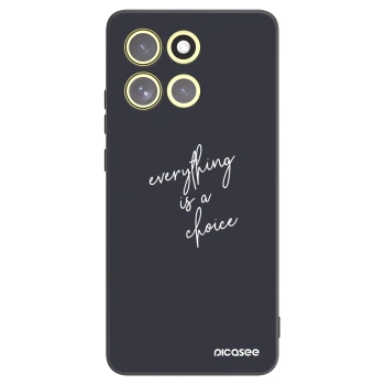 Picasee silikonový černý obal pro Motorola Moto G86 5G - Vše je na tobě