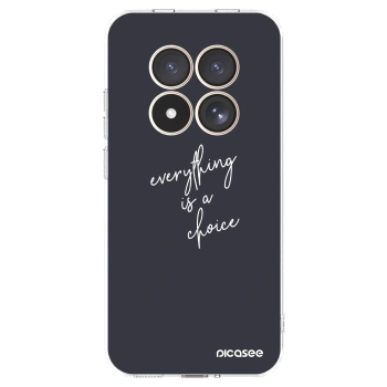Picasee silikonový průhledný obal pro Xiaomi Redmi Note 15 Pro 4G - Vše je na tobě