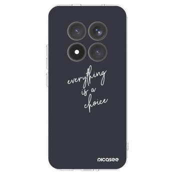 Picasee silikonový průhledný obal pro Xiaomi Redmi Note 15 Pro+ - Vše je na tobě
