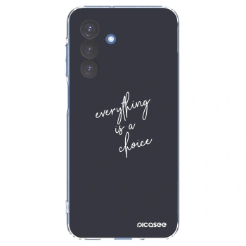 Picasee silikonový průhledný obal pro Samsung Galaxy A17 5G - Vše je na tobě