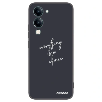 Picasee silikonový černý obal pro Vivo Y29s 5G - Vše je na tobě