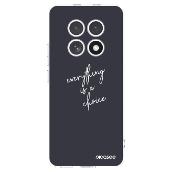 Picasee silikonový průhledný obal pro Xiaomi Redmi Note 15 - Vše je na tobě