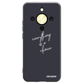 Picasee silikonový černý obal pro Honor Magic8 Lite 5G - Vše je na tobě
