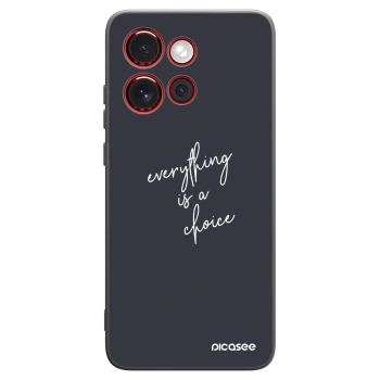 Picasee silikonový černý obal pro Motorola Edge 60 Neo 5G - Vše je na tobě