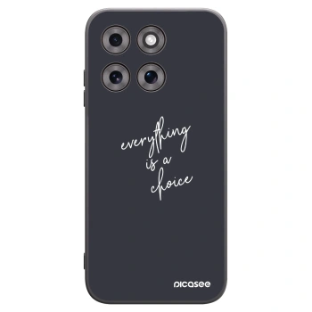 Picasee silikonový černý obal pro Motorola Moto G77 - Vše je na tobě