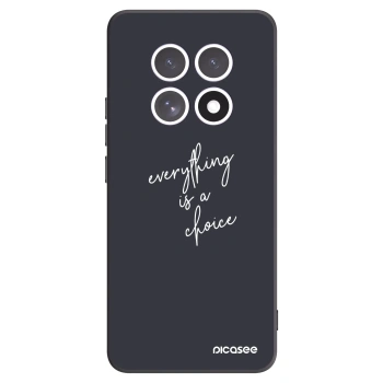 Picasee silikonový černý obal pro Xiaomi Redmi Note 15 5G - Vše je na tobě