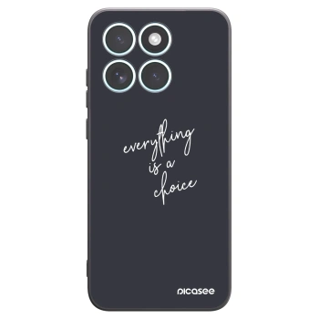 Picasee silikonový černý obal pro Motorola Edge 70 Fusion - Vše je na tobě