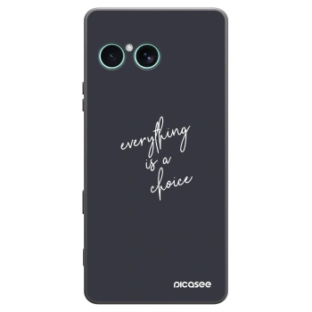 Picasee silikonový černý obal pro Sony Xperia 10 VII - Vše je na tobě