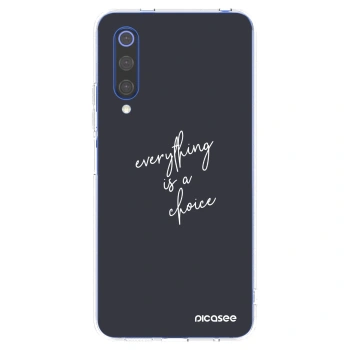 Picasee silikonový průhledný obal pro Xiaomi Mi 9 SE - Vše je na tobě