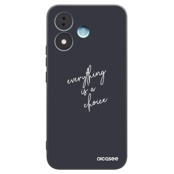 Picasee silikonový černý obal pro Xiaomi Redmi Note 17 5G - Vše je na tobě