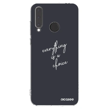 Picasee silikonový průhledný obal pro Honor 20 Lite - Vše je na tobě