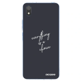 Picasee silikonový průhledný obal pro Xiaomi Redmi 7A - Vše je na tobě