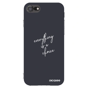 Picasee silikonový průhledný obal pro Apple iPhone 8 - Vše je na tobě