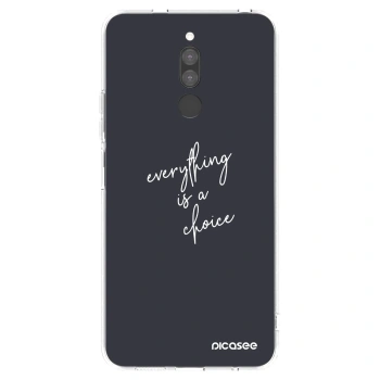 Picasee silikonový průhledný obal pro Xiaomi Redmi 8 - Vše je na tobě