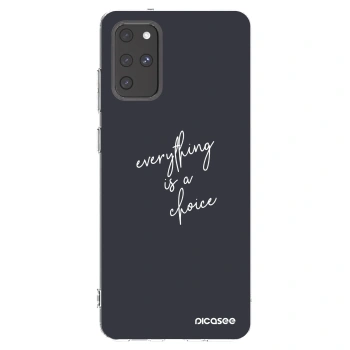 Picasee silikonový průhledný obal pro Samsung Galaxy S20+ G985F - Vše je na tobě