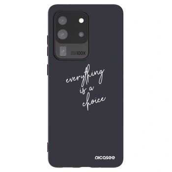 Picasee silikonový černý obal pro Samsung Galaxy S20 Ultra 5G G988F - Vše je na tobě
