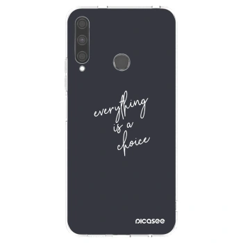 Picasee silikonový průhledný obal pro Huawei P40 Lite E - Vše je na tobě