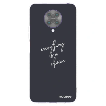 Picasee silikonový průhledný obal pro Xiaomi Poco F2 Pro - Vše je na tobě