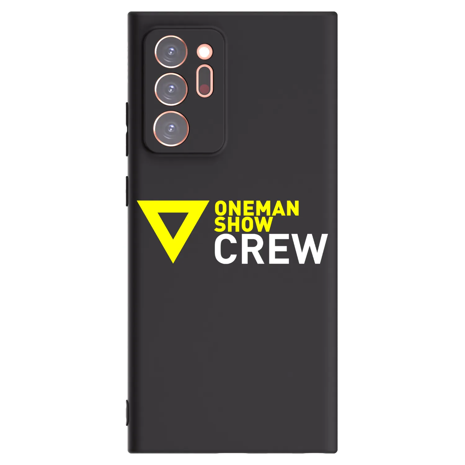 Picasee silikonový černý obal pro Samsung Galaxy Note 20 Ultra - ONEMANSHOW CREW