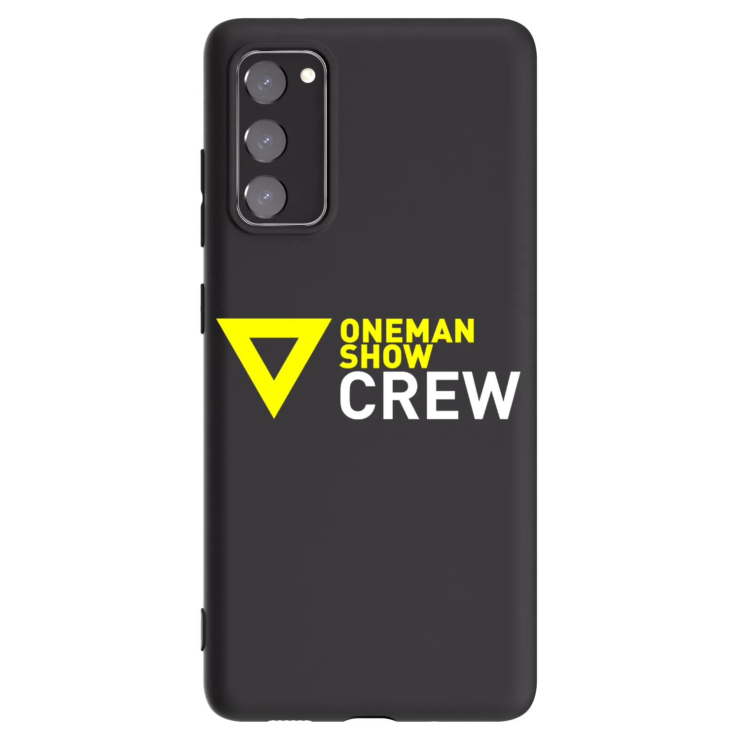 Picasee silikonový černý obal pro Samsung Galaxy S20 FE - ONEMANSHOW CREW