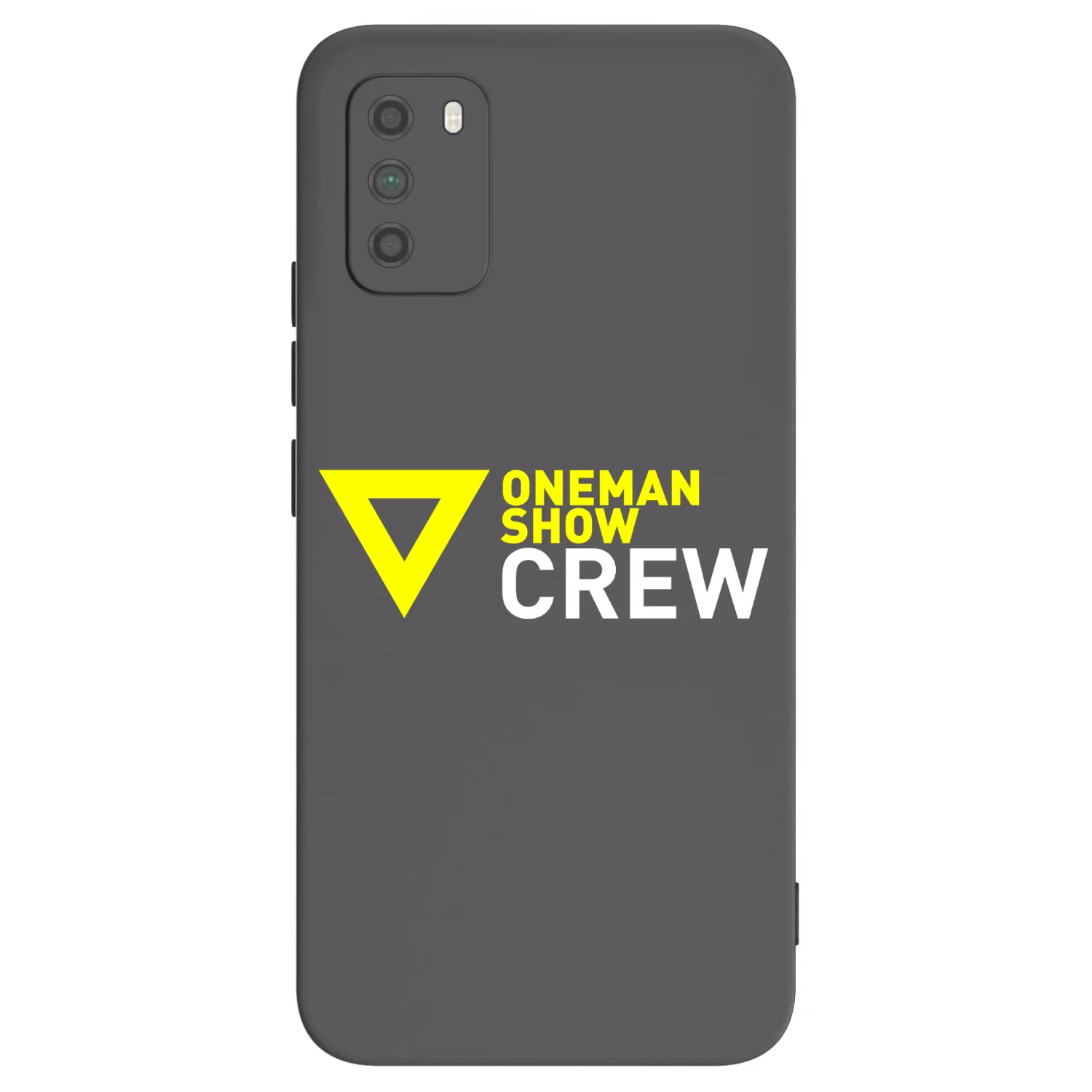 Picasee silikonový černý obal pro Xiaomi Poco M3 - ONEMANSHOW CREW