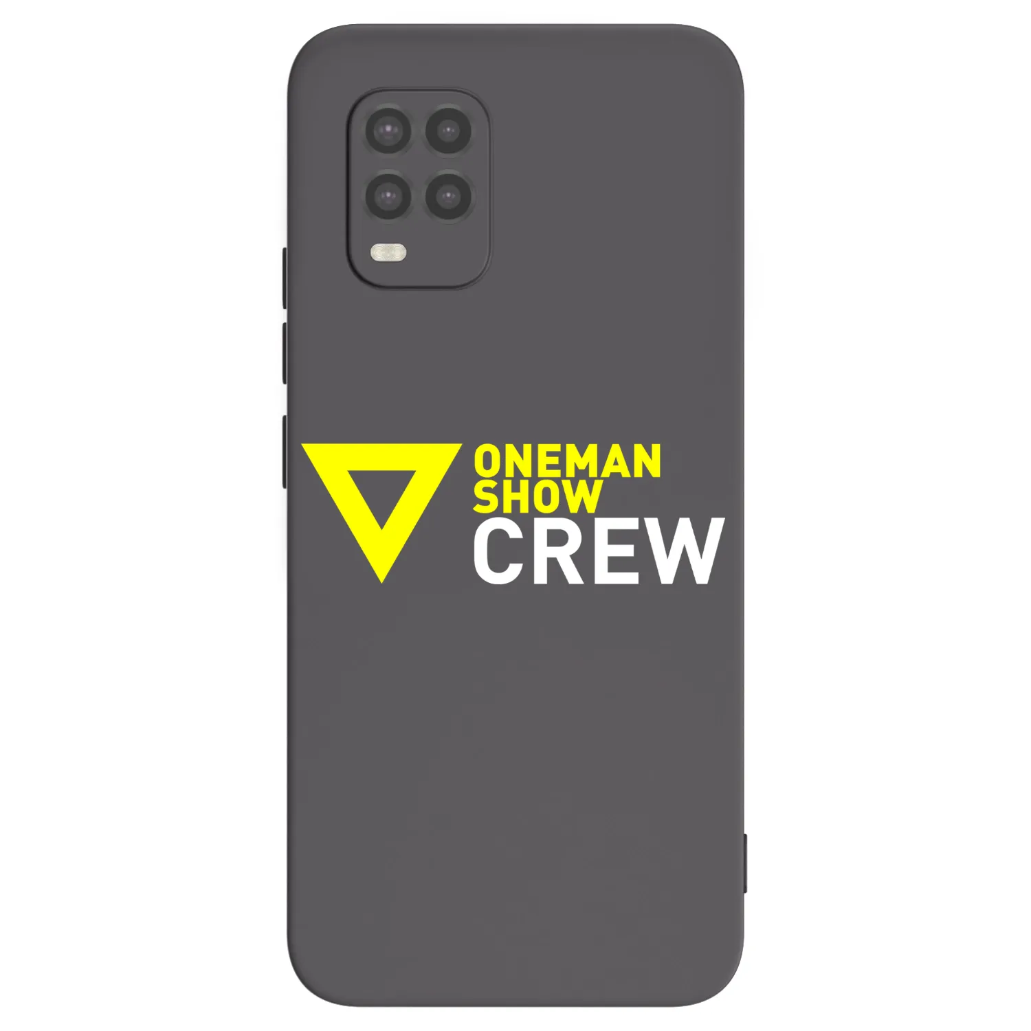 Picasee silikonový černý obal pro Xiaomi Mi 10 Lite - ONEMANSHOW CREW
